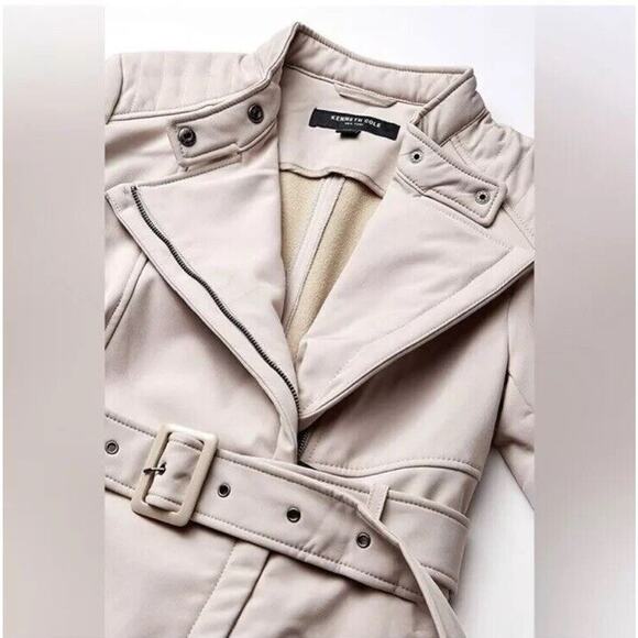 Kenneth Cole New York Beige Belted Trench Coat Women’s XS Classic Chic - Picture 7 of 12
